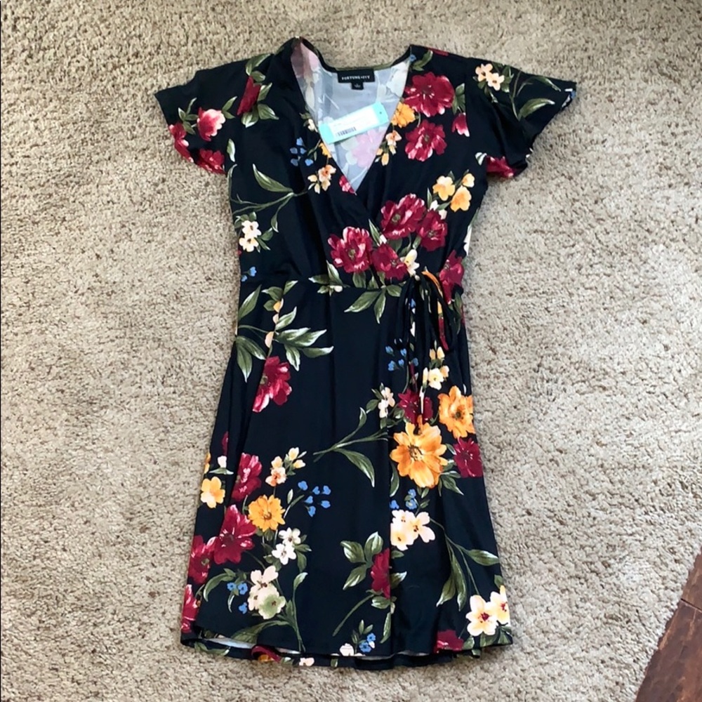 Stitch Fix faux wrap knit dress